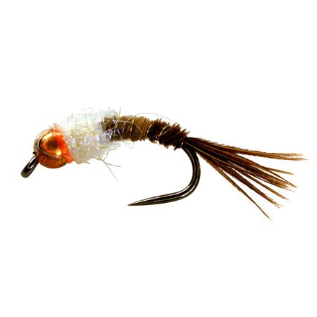 Fliege Catchy Flies Tgu Mayfly Nymph Rusty/Grey/Orange/Copper Tungsten