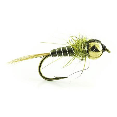 Fliege Devaux Nymphe Mit Messingperle Jbnb 02 - 3Er Pack