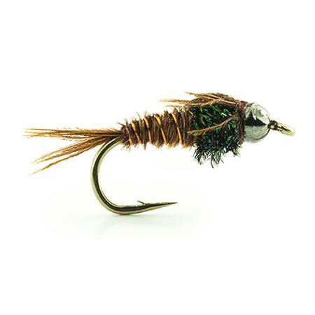 Fliege Devaux Nymphe Mit Wolframperle Ptt 05 - 3Er Pack