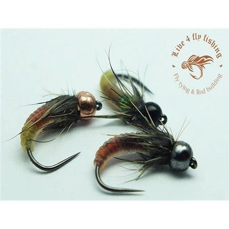 Fliege Live For Fly Nymphe N164 - 3Er Pack
