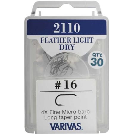 FLIEGENHAKEN VARIVAS FEATHER LIGHT DRY 2110 - 30ER PACK