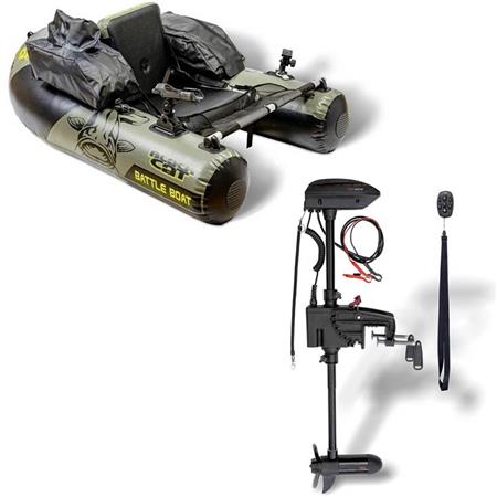 FLOAT TUBE + CR30VF ENGINE SET BLACK CAT BATTLE BOAT