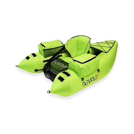 Float Tube Devaux Kayak Tube Cap-V1000 Chartreuse - Chartreuse