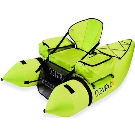 FLOAT TUBE PACK DEVAUX KAYAK TUBE CAP-V2000 CHARTREUSE