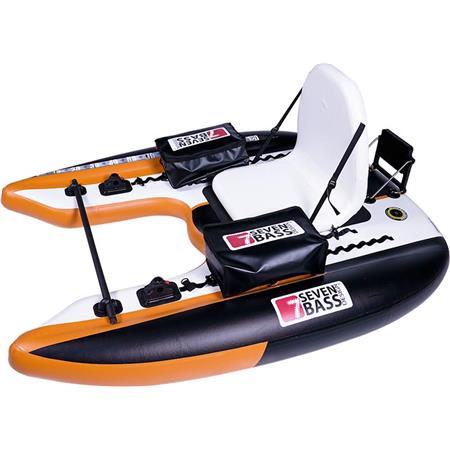 FLOATTUBE SEVEN BASS FLATFORM ORANGE-BLACK