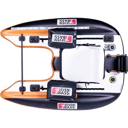 FLOATTUBE SEVEN BASS FLATFORM ORANGE-BLACK