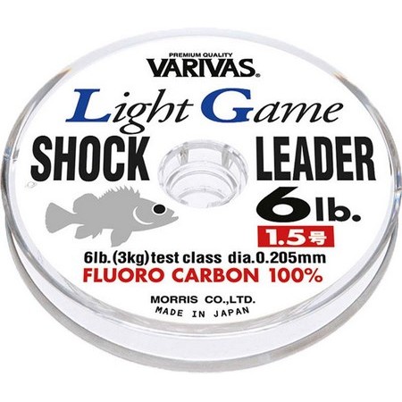 Φλουροκάρμπον Θάλασσασ Varivas Light Game Shock Leader Mebaru - 30M