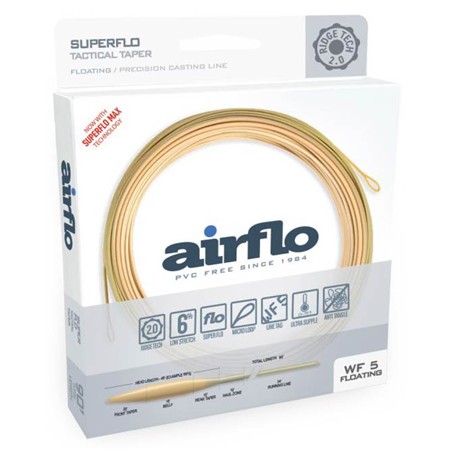 Flugesnøre Airflo Superflo Max Ridge 2.0 Tactical Taper