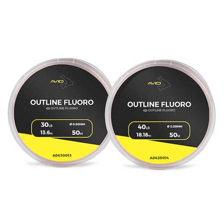 FLUOCARBON AVID CARP OUTLINE FLUORO