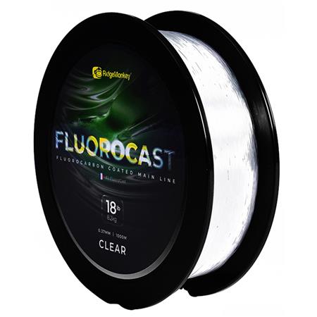 FLUOROCARBON - 1000M RIDGE MONKEY FLUOROCAST FLUOROCARBON COATED MAINLINE - 1000M