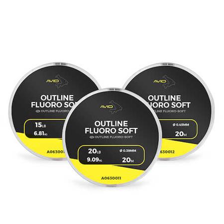 FLUOROCARBON AVID CARP OUTLINE FLUORO-SOFT - 20M