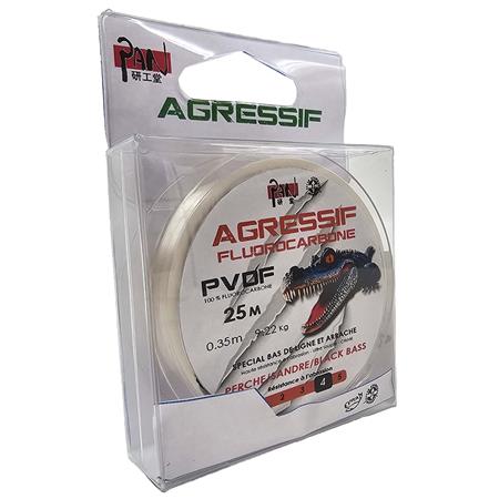Fluorocarbon Barsch / Zander / Black Bass - 25M Pan 100% Pvdf Perche / Sandre / Black Bass - 25M