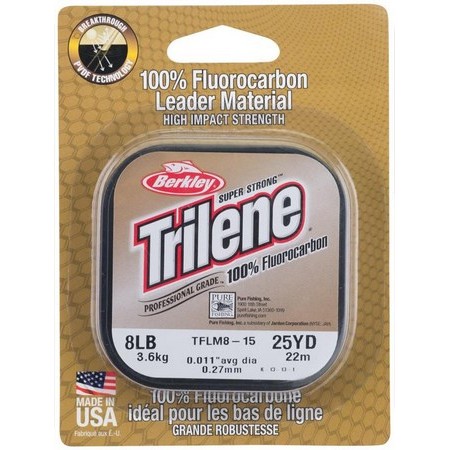 Fluorocarbon Berkley Trilene Fluorocarbon Leader - 22M / 25 Yd