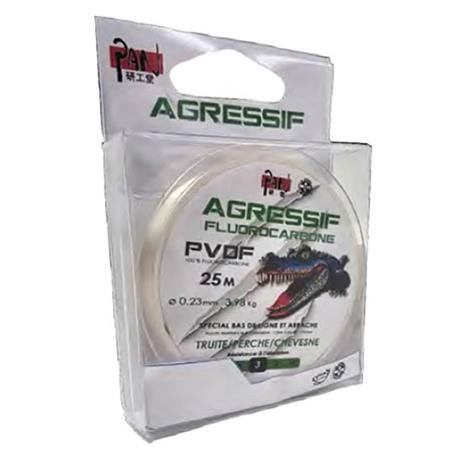 Fluorocarbon Forelle/Barsch/Döbel - 25M Pan 100% Pvdf Truite/Perche/Chevesne - 25M