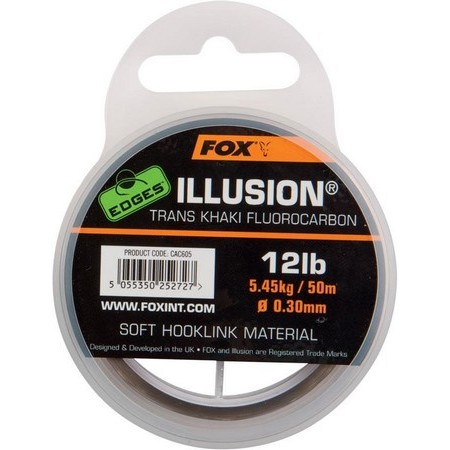 Fluorocarbon Fox Illusion Soft Hooklink - 50M