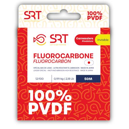 FLUOROCARBON LIJN - 50M SRT 100% PVDF - 50M