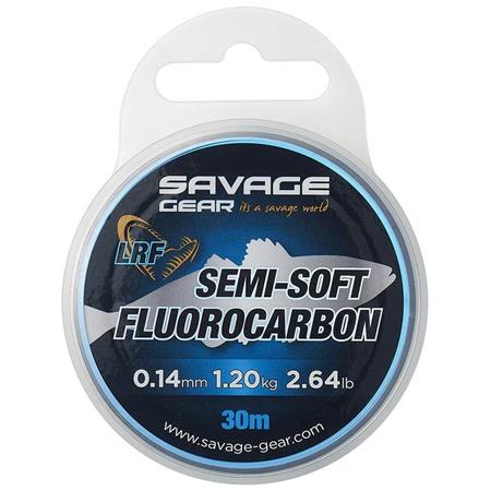 Fluorocarbon Lijn Savage Gear Semi-Soft Micro Leader 30M