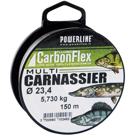 Fluorocarbon Powerline Carbonflex Multicarnassier - 150M