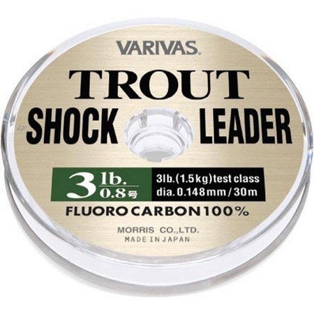 Fluorocarbon Varivas Trout Shock Leader - 30M