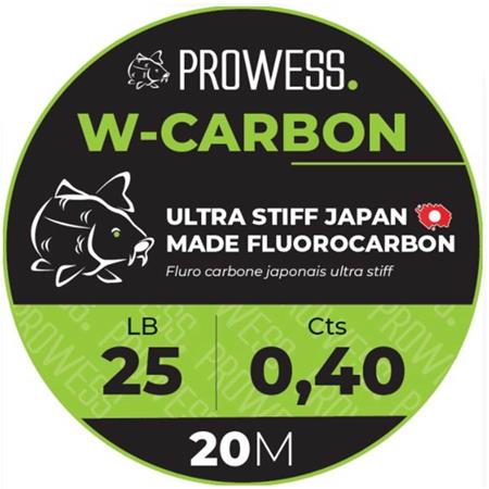 Fluorocarbon Zsinór Prowess W-Carbon - 20 M