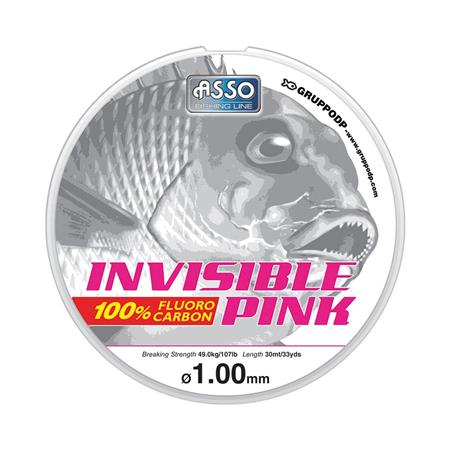 Fluorocarbone Asso Invisible Pink - 30M