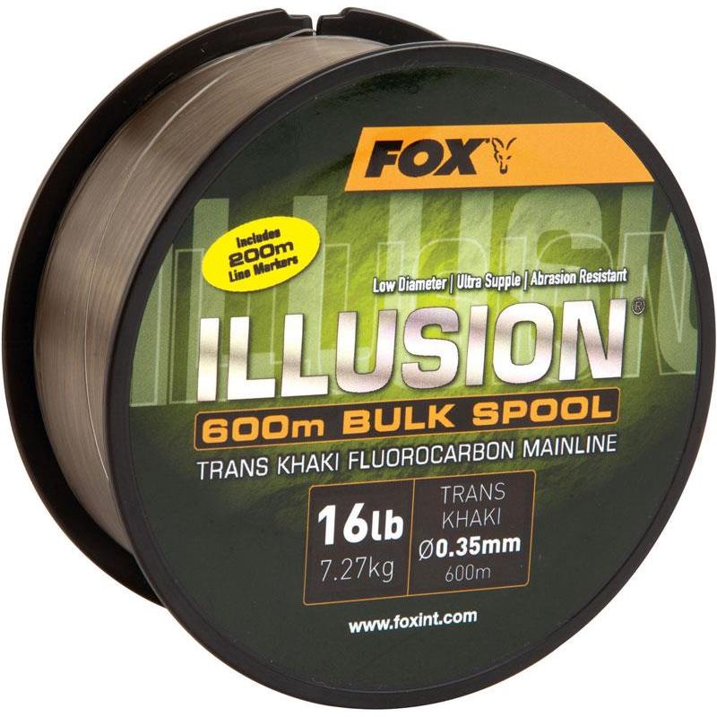FLUOROCARBONE FOX ILLUSION SOFT MAINLINE BULK SPOOL 600M