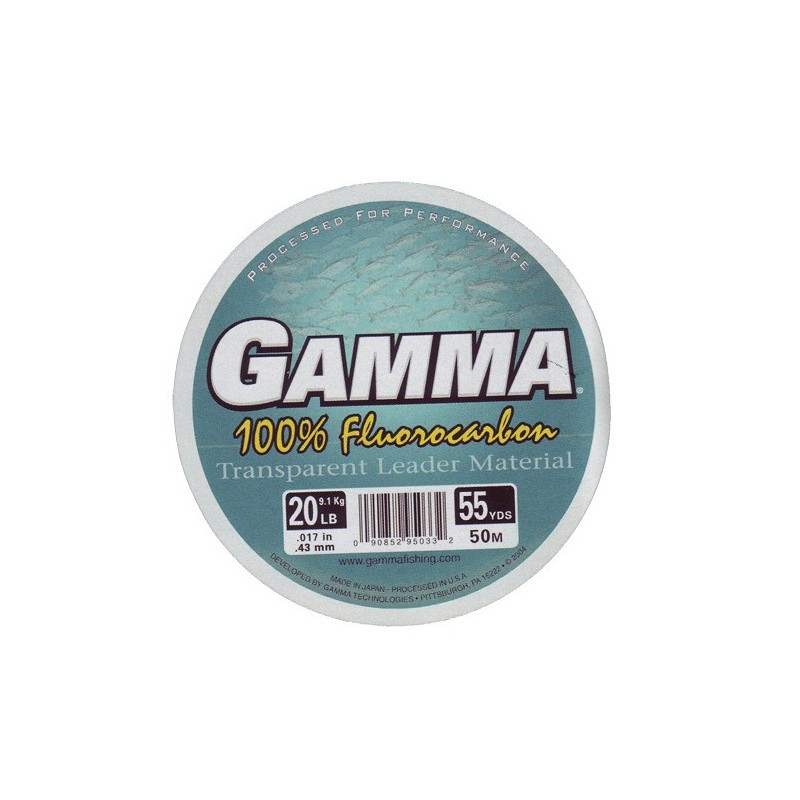 Gamma 100% Fluorocarbon Leader Material
