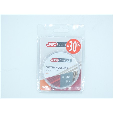 Fluorocarbone Jrc Contact Coated Hooklink Soft - 22M - Deep Silt - 30Lbs