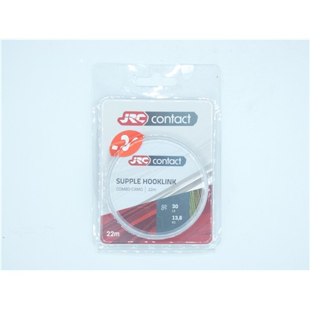 Fluorocarbone Jrc Contact Supple Hooklink - 22M - Cbo Camo - 30Lbs