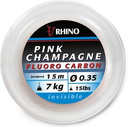 Fluorocarbone Rhino Pink Champagne Fluoro Carbon - 15M