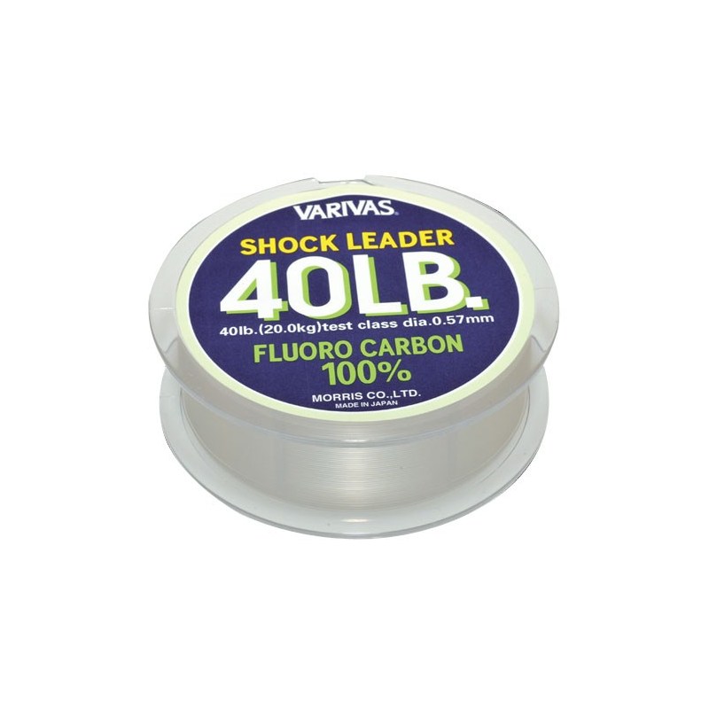 Fluorocarbone varivas shock leader 100% - 30m