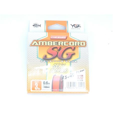 Fluorocarbone Ygk Cherum Ambercod Sexu - 100M - Ambercsfluo0.6