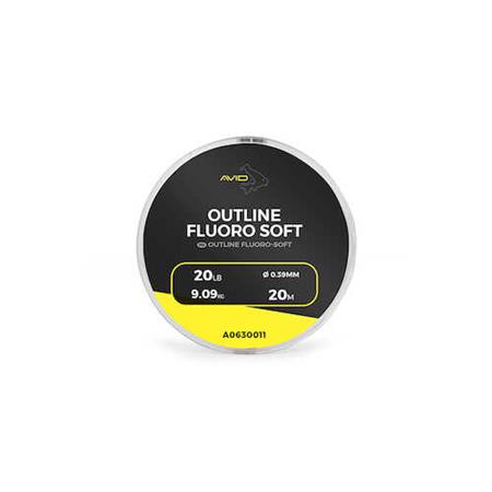 Fluorocarbono - 20M Avid Carp Outline Fluoro-Soft - 20M