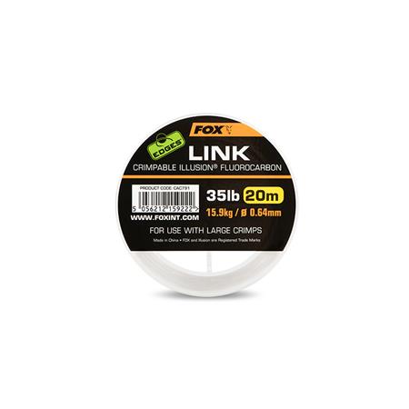 Fluorocarbono - 20M Fox Edges Link Illusion Flurocarbon - 20M