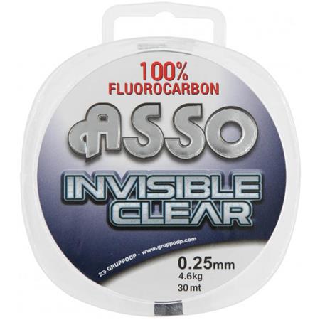 Fluorocarbono Asso Invisible Clear - 30M