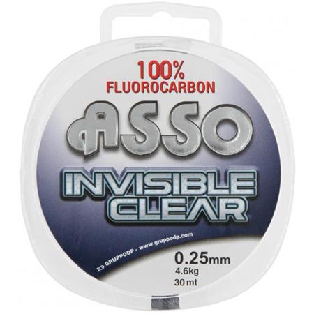 Fluorocarbono Asso Invisible Clear