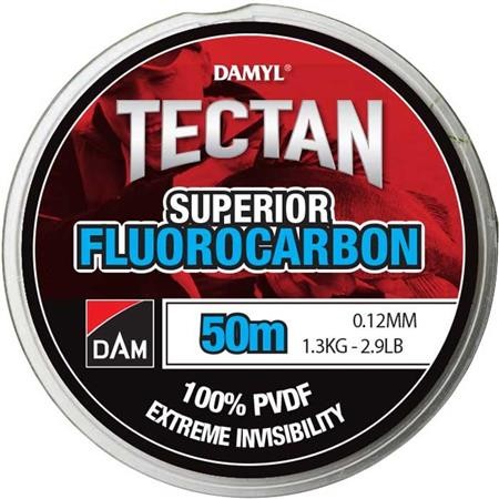 Fluorocarbono Dam Tectan Superior Fluorocarbon Vert/Blanc