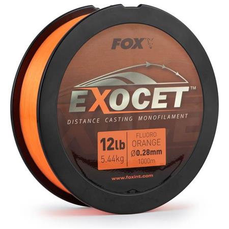 Fluorocarbono Fox Exocet Fluoro Orange Mono - 1000M
