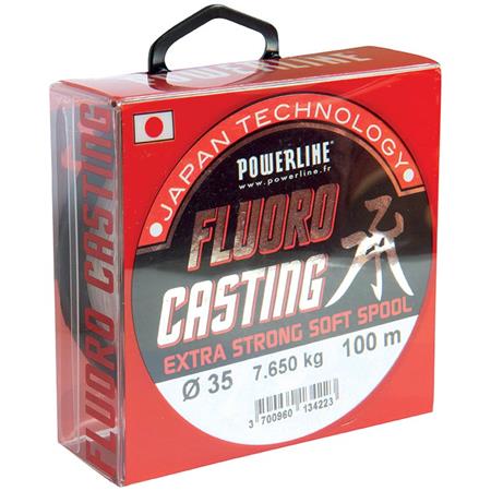 Fluorocarbono Powerline Fluoro Casting - 100M