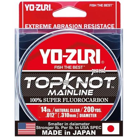 Fluorocarbono Yo-Zuri Topknot - Mainline Manga Carbono
