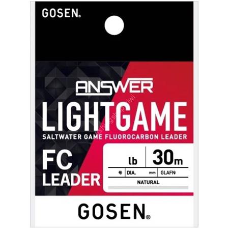 Fluorokarbon Gosen Answer Lightgame Fc - 30M