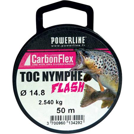 Fluorokarbon Powerline Carbonflex Toc Nymfa Flash - 50M