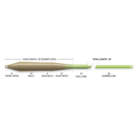 FLY LINE AIRFLO SUPERFLO UNIVERSAL TAPER
