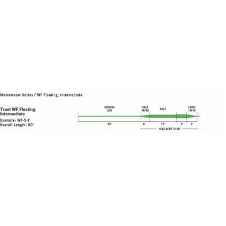 FLY LINE RIO MAINSTREAM FLOTTANTE WF