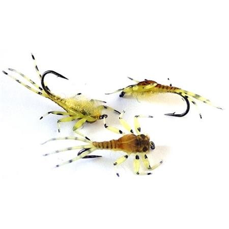 Fly Sempe Nymph Mayfly Jaune - Pack Of 3