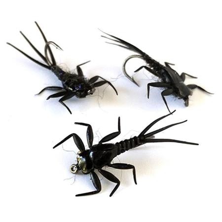 Fly Sempe Nymph Mayfly Noire - Pack Of 3