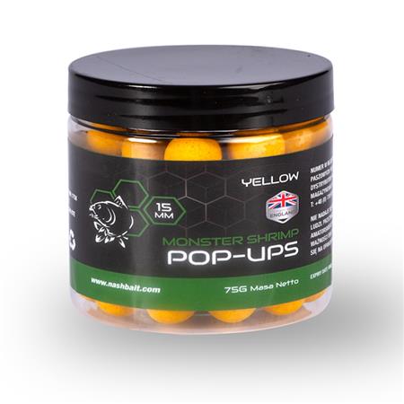 Flytande Boilie Nashbait Monster Shrimp Pop Ups