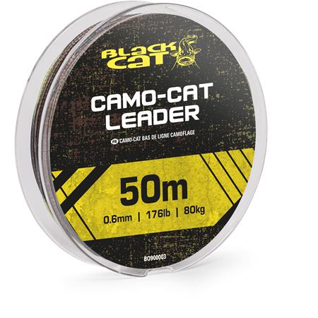 FORFANG BLACK CAT CAMO-CAT LEADER - 50M