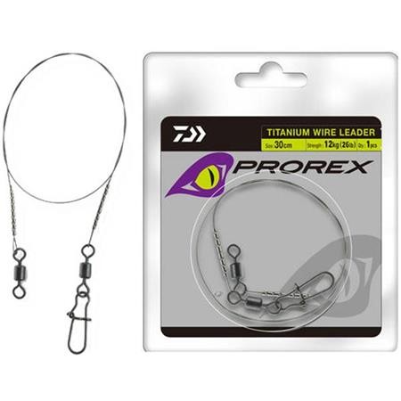 Forfang Daiwa Prorex Titanium Wire Leader