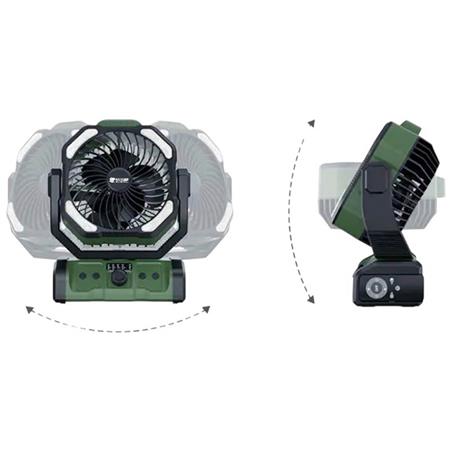 ΦΟΡΗΤΌΣ ΑΝΕΜΙΣΤΉΡΑΣ HOLDCARP RECHARGEABLE DOUBLEMOTOR FAN